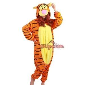 Tigger from Winnie the Pooh Kigurumi Cartoon Onesie Union Suit Halloween Costume
